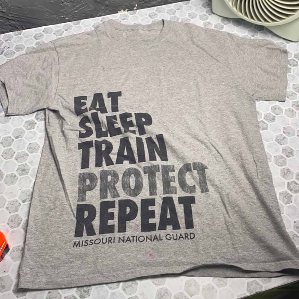 Eat Sleep Train Missouri National Guard Small T